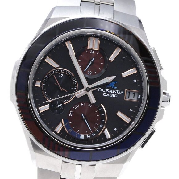 CASIO Oceanus Manta OCW-S5000D-1AJF Edo Kiriko Solar Powered Radio Men's_846663 - Picture 10 of 12